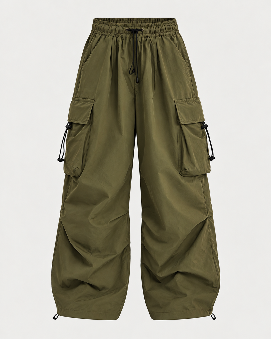Pantalones cargo verde